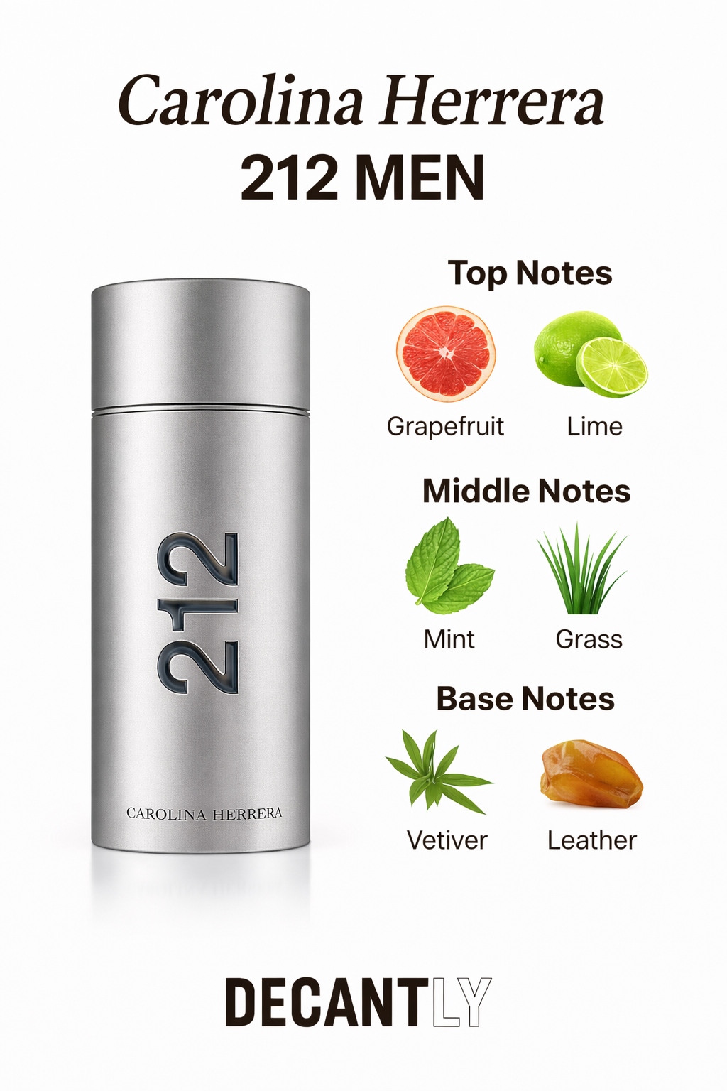 CAROLINA HERRERA 212 MEN — 10ml